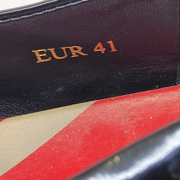 FitFlop Due Black Patent Leather Ballet Flat Women Size 41 US 9 Platform Comfort - Picture 5 of 8